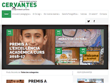 Tablet Screenshot of ceipcervantes.com